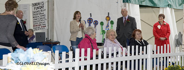 Guest of Honour, Caroline Kisko, gives her welcome speech