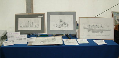 Keeshond Art (Jeane Waller)